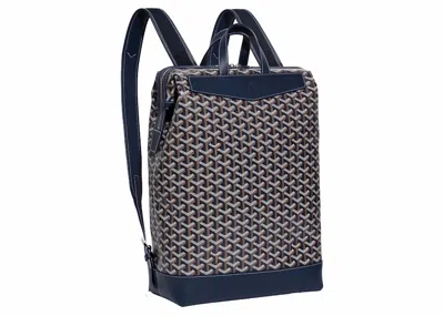 Pre-owned Goyard Cisalpin Backpack In Navy Blue
