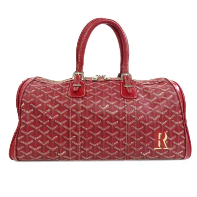 Pre-owned Goyard Coated Canvas Boston Bag ()