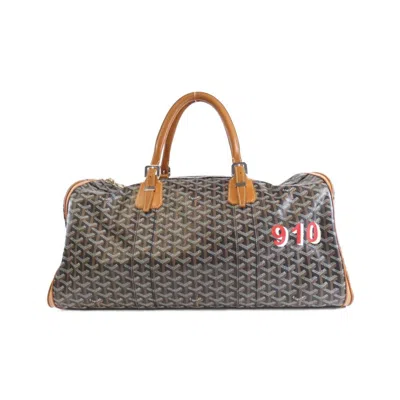 Pre-owned Goyard Coated Canvas Boston Bag ()