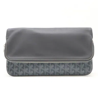 Pre-owned Goyard Coated Canvas Leather Clutch Bag ()