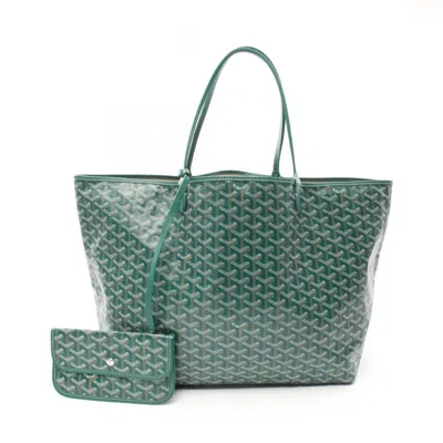 Pre-owned Goyard Coated Canvas Leather Tote Bag () In Multi