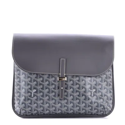 Goyard Coursier Messenger Bag Coated Canvas And Leather