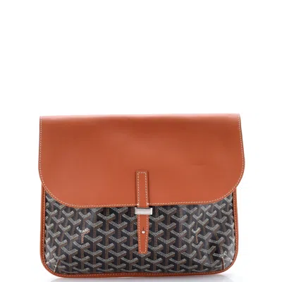 Goyard Coursier Messenger Bag Coated Canvas And Leather In Multi