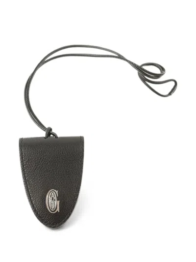 Pre-owned Goyard Croc Universel Bag Charm In Black