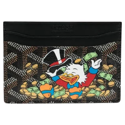 Pre-owned Goyard Customised Black Saint-sulpice Cardholder