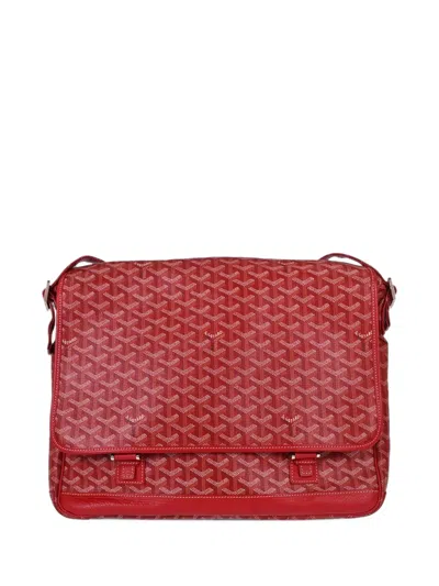 Pre-owned Goyard Gm Grand Bleu Ine Shoulder Bag In Red
