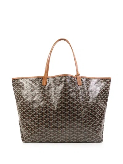 Pre-owned Goyard Gm Saint Louis Tote Bag In Brown