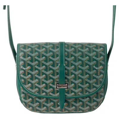 Pre-owned Goyard Ine Belvedere Ii Messenger Pm Green