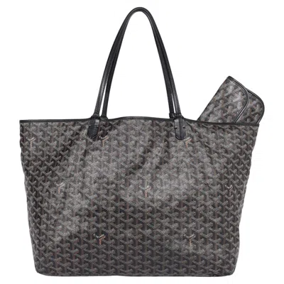 Pre-owned Goyard Ine St.louis Gm Shoulder Bag Tote Black