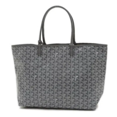 Pre-owned Goyard Gray Canvas Leather Tote Bag ()