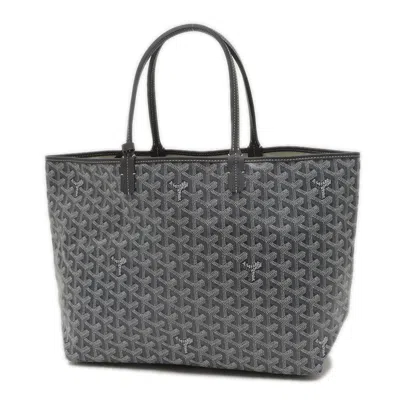 Pre-owned Goyard Gray Canvas Leather Tote Bag ()