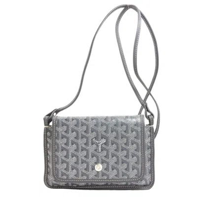 Pre-owned Goyard Gray Coated Canvas Pouch Shoulder Bag ()