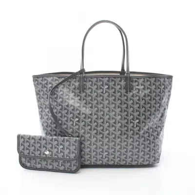 Pre-owned Goyard Gray Multi-color Pvc Leather Tote Bag ()
