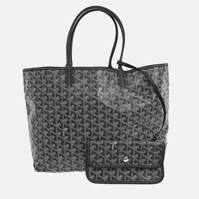 Pre-owned Goyard Gray Saint Louis Pm Tote Bag