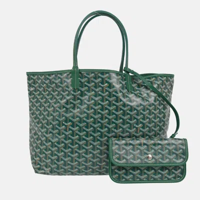 Pre-owned Goyard Green St.louis Pm Tote Bag
