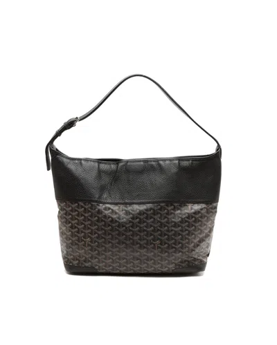 Goyard Grenadine Hobo Bag In Black