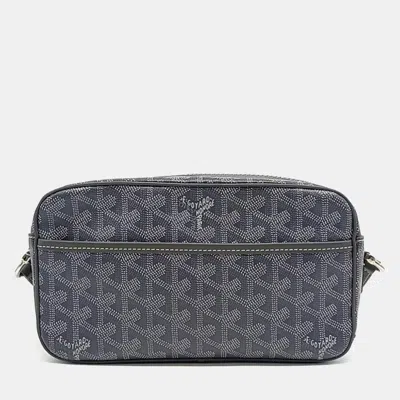 Pre-owned Goyard Grey Pvc Cafer Crossbody Bag