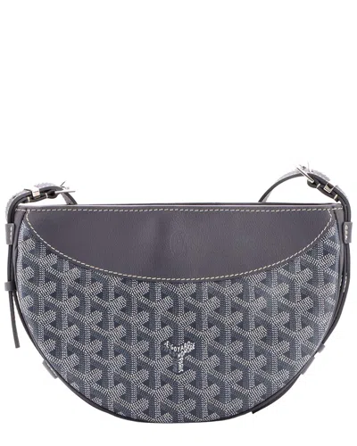 Goyard Hirondelle Shoulder Bag Coated And (authentic Pre-loved) In Grey/grey