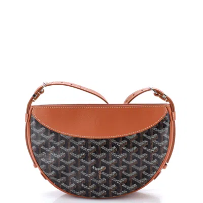 Goyard Hirondelle Shoulder Bag Coated Canvas And Leather In Multi
