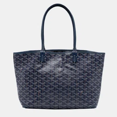 Pre-owned Goyard Ine Artois Pm In Blue