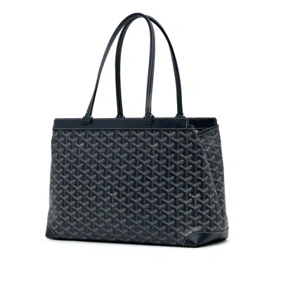 Pre-owned Goyard Ine Bellechasse Pm In Blue