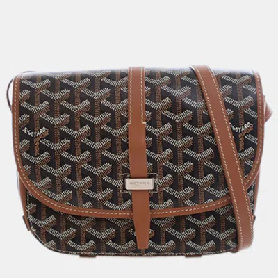 Pre-owned Goyard Ine Belvedere Pm In Black
