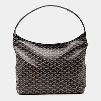 Pre-owned Goyard Ine Boheme Hobo In Black