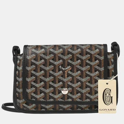 Pre-owned Goyard Ine Canvas Crossbody Bag In Black