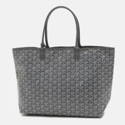 Pre-owned Goyard Ine Canvas Grey In Gray