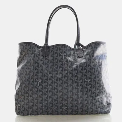 Pre-owned Goyard Ine Canvas Tote Bag In Grey