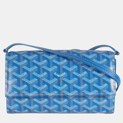 Pre-owned Goyard Ine Canvas Varenne Continental Wallet