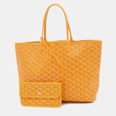 Pre-owned Goyard Ine Canvas Yellow