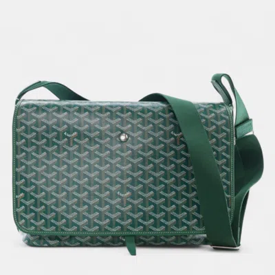 Pre-owned Goyard Ine Capetien Mm Messenger In Green