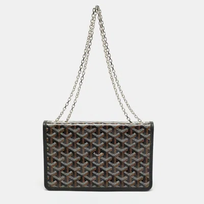 Pre-owned Goyard Ine Coated Canvas Alexandre Iii Bag