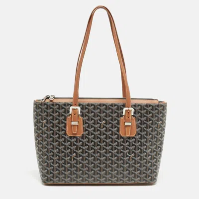 Pre-owned Goyard Ine Coated Canvas Okinawa Gm Bag
