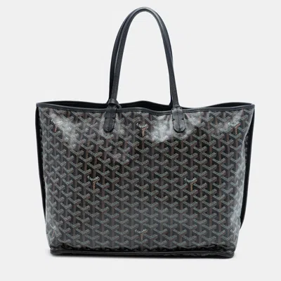 Pre-owned Goyard Ine Reversible Anjou Pm In Black