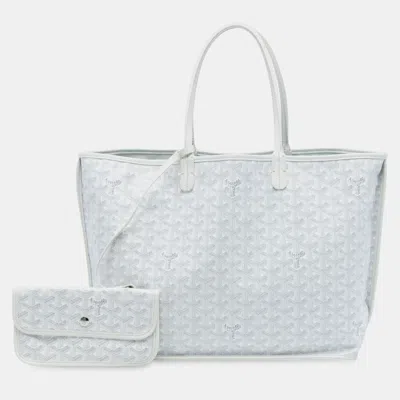 Pre-owned Goyard Ine Reversible Anjou Pm In White