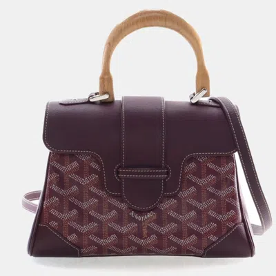 Pre-owned Goyard Ine Saigon Mini In Red
