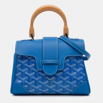 Pre-owned Goyard Ine Saigon Souple In Blue