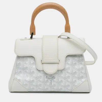 Pre-owned Goyard Ine Saigon Souple In White