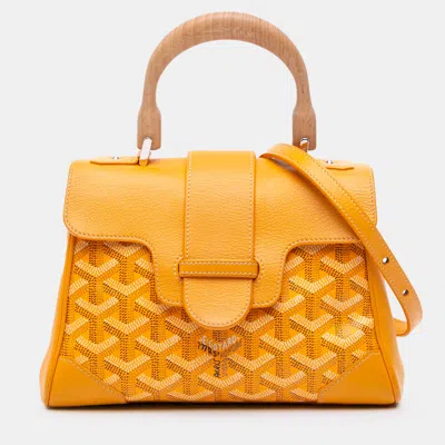 Pre-owned Goyard Ine Saigon Souple In Yellow