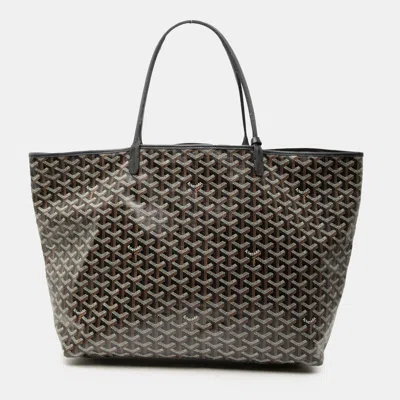 Pre-owned Goyard Ine Saint Louis Gm In Black