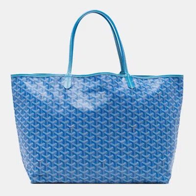 Pre-owned Goyard Ine Saint Louis Gm In Blue