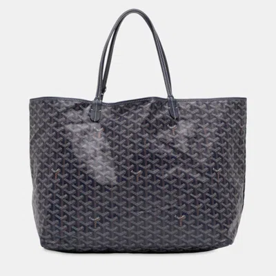 Pre-owned Goyard Ine Saint Louis Gm In Blue