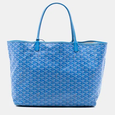 Pre-owned Goyard Ine Saint Louis Gm In Blue