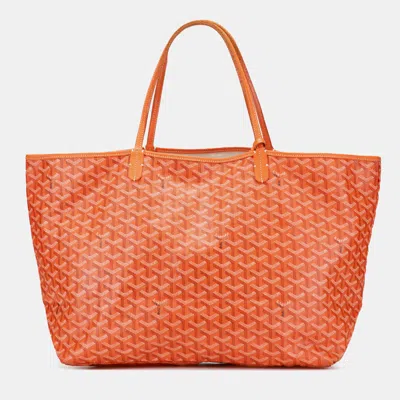 Pre-owned Goyard Ine Saint Louis Gm In Orange