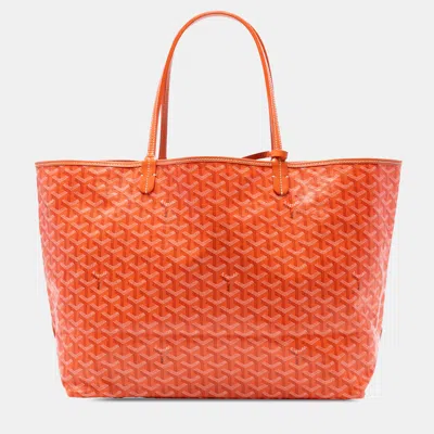Pre-owned Goyard Ine Saint Louis Gm In Orange