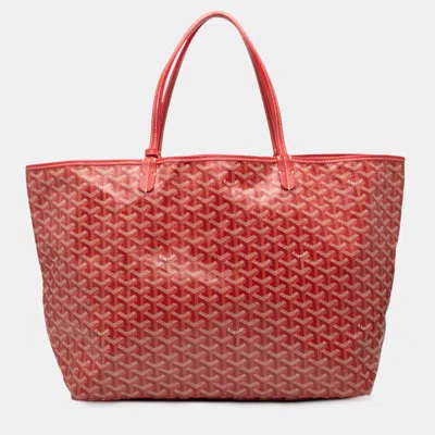 Pre-owned Goyard Ine Saint Louis Gm In Red