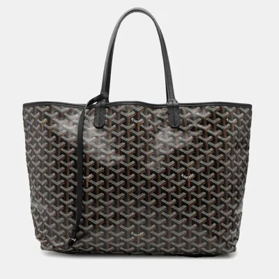 Pre-owned Goyard Ine Saint Louis Pm In Black