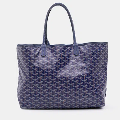 Pre-owned Goyard Ine Saint Louis Pm In Blue